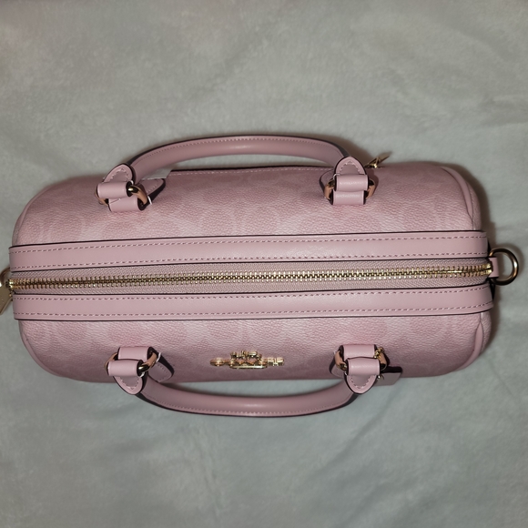 Coach Rowan Powder Pink Satchel (Regular) NWT - Picture 3 of 5